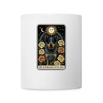 Australischer Rinderhund - Tasse - Weiß - Vorne