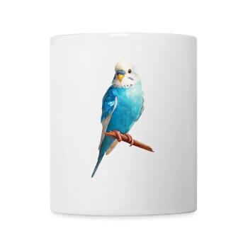 Perruche ondulée - Mug blanc - blanc - Devant