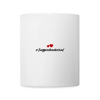 Enterrement de vie de garçon coeur - Mug blanc - blanc - Devant