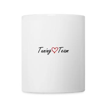 Réglage du cœur de l’équipe - Mug blanc - blanc - Devant
