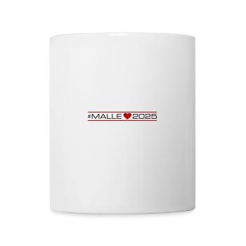 Malle 2025 Herz Liebe - Tasse - Weiß - Vorne