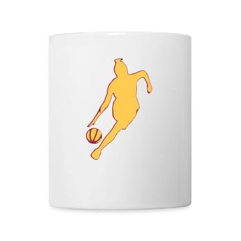 basketteuse - Mug blanc - blanc - Devant