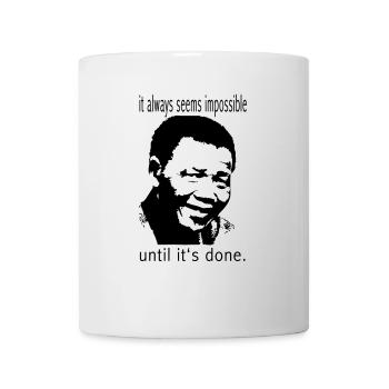 mandela - Mug blanc - blanc - Devant