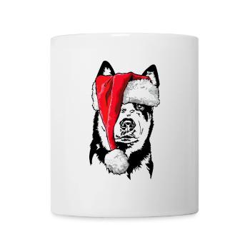Père Noël Australian Cattle Dog Christmas Dogs - Mug blanc - blanc - Devant