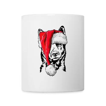 Santa Kai Ken Chiens de Noël Wilsigns - Mug blanc - blanc - Devant