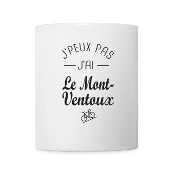 Je peux pas j ai le Ventoux à vélo sport cycliste - Mug blanc - blanc - Devant