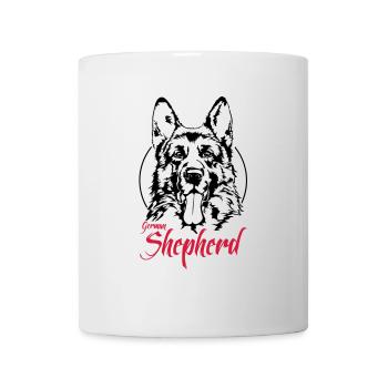 GERMAN SHEPHERD dog dogs wilsigns sheepdog - Mug - white - Front
