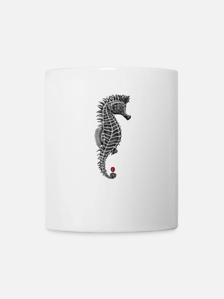 Seepferdchen - Tasse - Weiß
