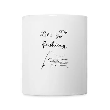 Angeln Fischen - Tasse - Weiß - Vorne