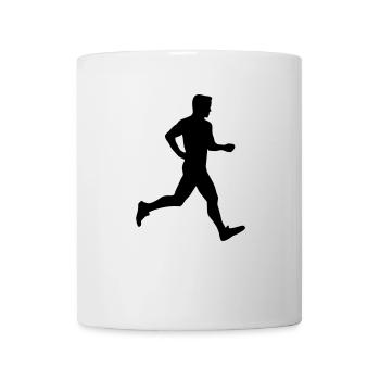 Running Man, runner - Mug blanc - blanc - Devant