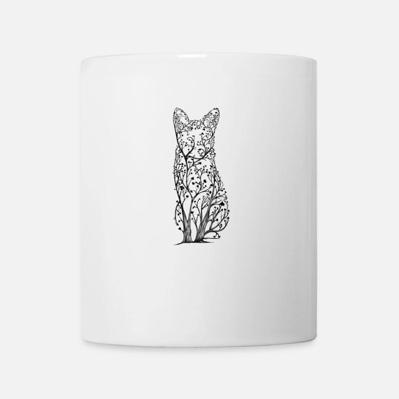 Fuchs dekorativ - Tasse - Weiß