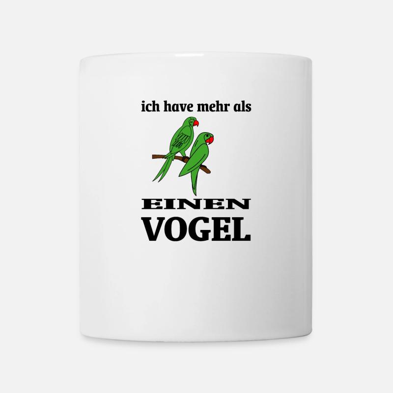 Budgie Wellensittich - Tasse - Weiß