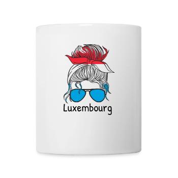 Drapeau luxembourgeois Drapeau luxembourgeois Accueil - Mug blanc - blanc - Devant