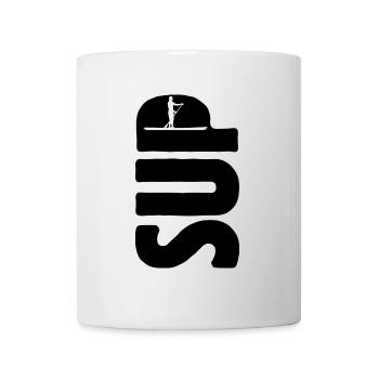 SUP Stand up paddling - Life is better on a board - Tasse - Weiß - Vorne