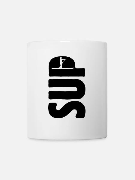 SUP Stand up paddling - Life is better on a board - Mug - white