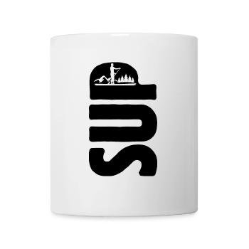 SUP Stand up paddling - Life is better on a board - Tasse - Weiß - Vorne