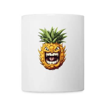 Drôle de fruit d’ananas - Mug blanc - blanc - Devant