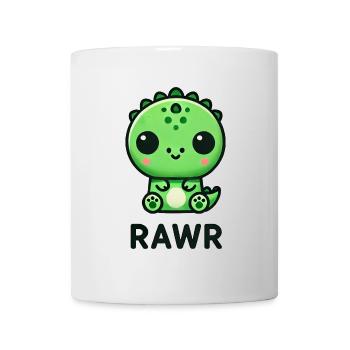 Mignon Dino T-Rex Chibi Rawr - Mug blanc - blanc - Devant