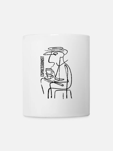 Espressionist - Espresso - Kaffee trinken - Tasse - Weiß