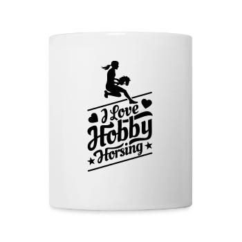 J’aime Hobby Horsing - Coeur - Hobby - Mug blanc - blanc - Devant