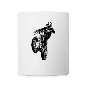 Motocross - Moto Cross - Supercross - MX - Mug - white - Front