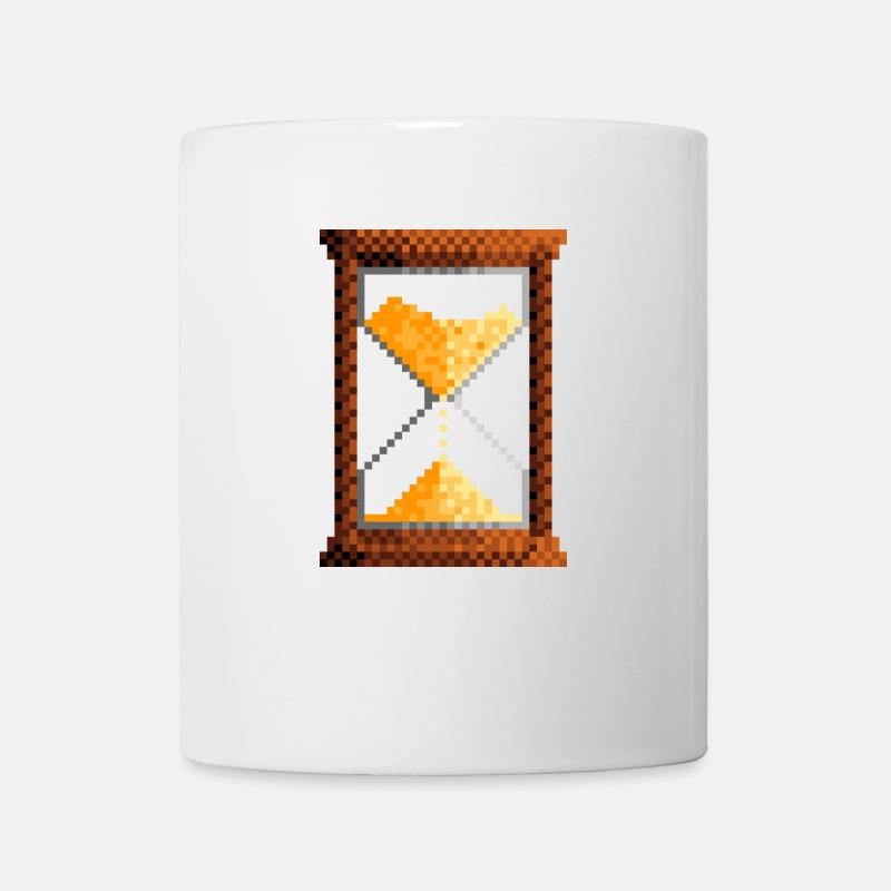 Sanduhr - Tasse - Weiß