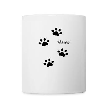 DZ0001 Miaou Pattes de Chat - Mug blanc - blanc - Devant
