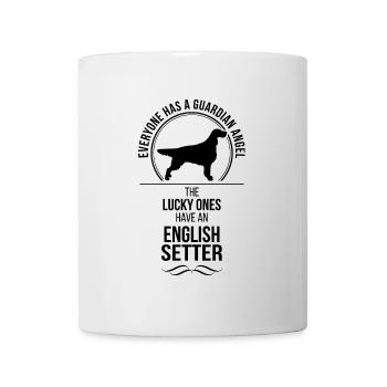 DEUTSCH SETTER Guardian Angel Dog Saying Wilsigns - Mug - white - Front