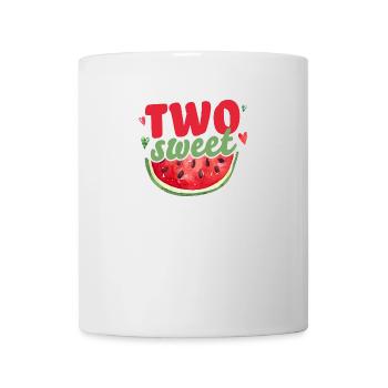 deux Sweet deuxième anniversaire 2 ans cadeau kids - Mug blanc - blanc - Devant