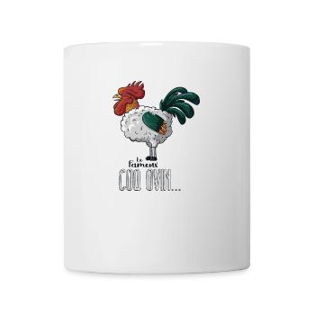 Coq ovin - Mug blanc - blanc - Devant