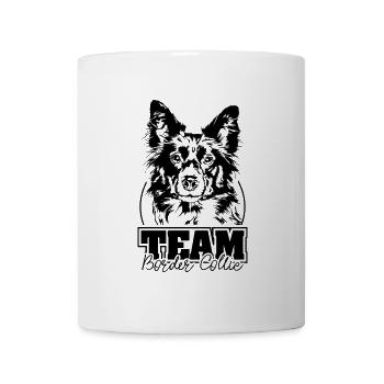 TEAM BORDER COLLIE Hütehund Agility Hundesport - Tasse - Weiß - Vorne