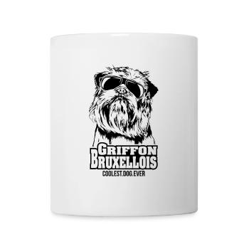 GRIFFON BRUXELLOIS coolest dog ever dog saying - Mug - white - Front