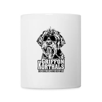 GRIFFON KORTHALS coolster Hund Hundespruch - Tasse - Weiß - Vorne