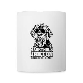 KORTHALS GRIFFON coolest dog dog saying dogs - Mug - white - Front