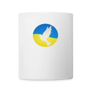 Ukraine Friedenstaube - No War - Tasse - Weiß - Vorne
