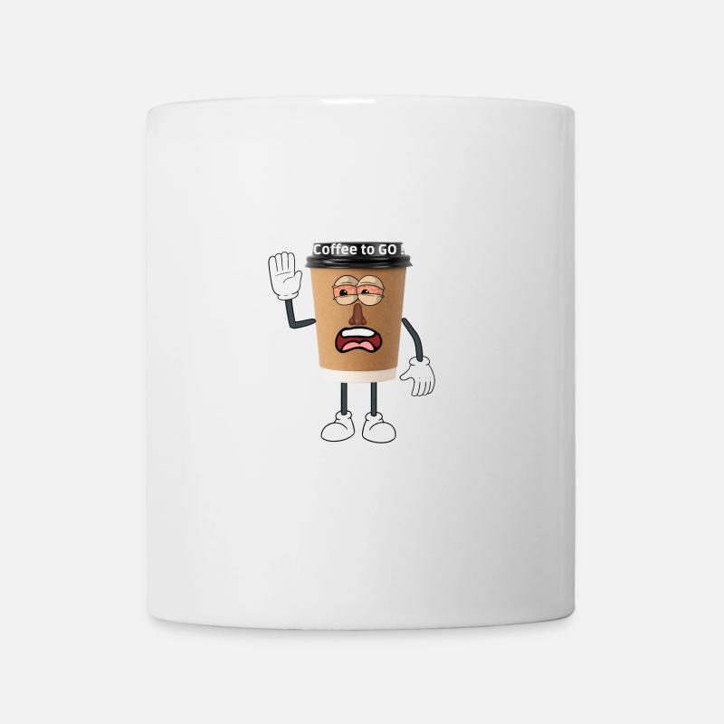 coffee to go - Tasse - Weiß