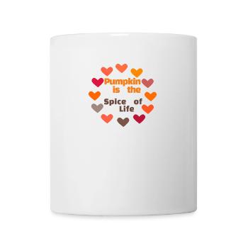 J’adore les vêtements / Pumpkin Spice - Mug blanc - blanc - Devant