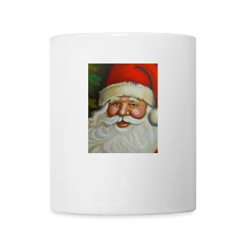 An oil painting of Santa Claus - Mug - white - Front