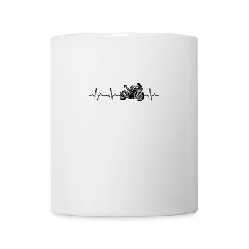 Biker Biker Motorrad für Männer Jungen Kinder - Tasse - Weiß - Vorne