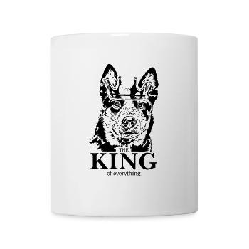 AUSTRALIAN CATTLE DOG King of everything Wilsigns - Tasse - Weiß - Vorne