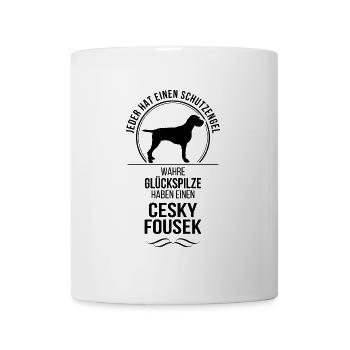 CESKY FOUSEK Schutzengel Hunde Jagdhunde Wilsigns - Tasse - Weiß - Vorne