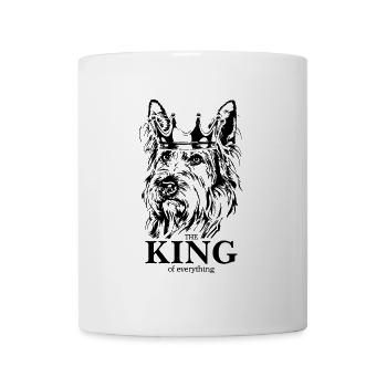 BERGER PICARD King Hundespruch Hunde Wilsigns - Tasse - Weiß - Vorne