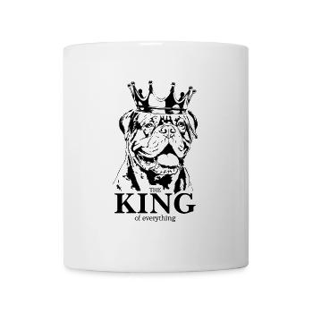 BORDEAUXDOGGE King Hundespruch Hunde Wilsigns - Tasse - Weiß - Vorne
