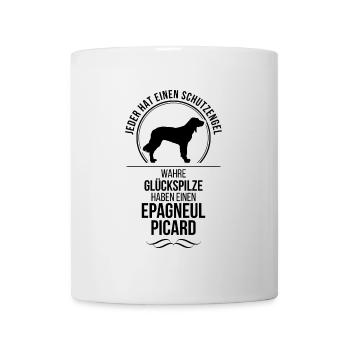 EPAGNEUL PICARD Schutzengel Hunde Spruch Wilsigns - Tasse - Weiß - Vorne
