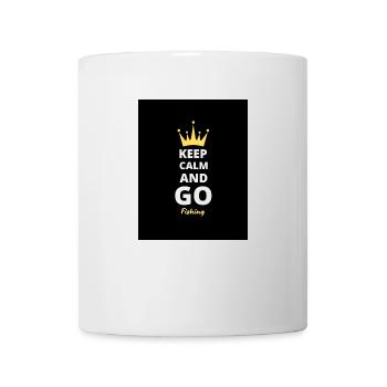 Keep Calm And Go Fish T-Shirt - Mug blanc - blanc - Devant