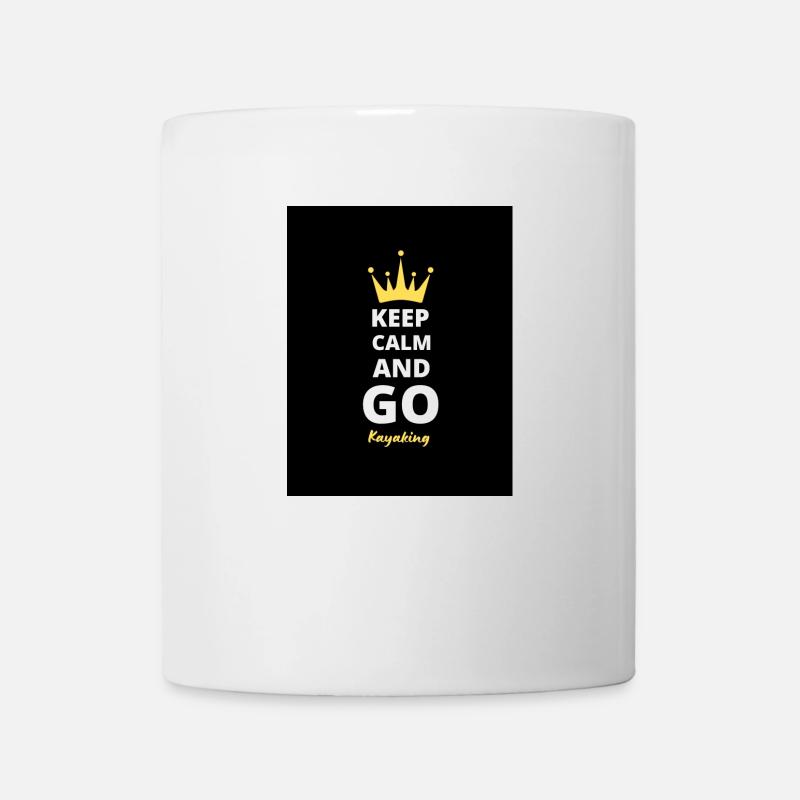 Keep Calm And Go Kayaking T-Shirt - Mug - white