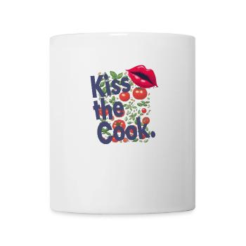 Kiss the cook - Tasse - Weiß - Vorne