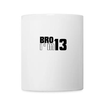 bro i m 13 - Tasse - Weiß - Vorne