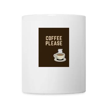 Coffee Please - Tasse - Weiß - Vorne