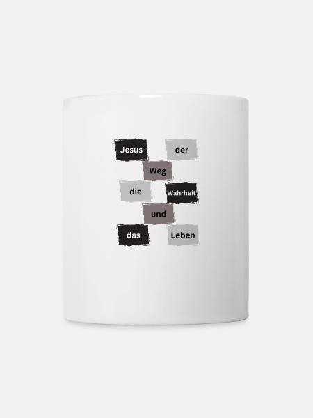 Jesus der weg - Tasse - Weiß